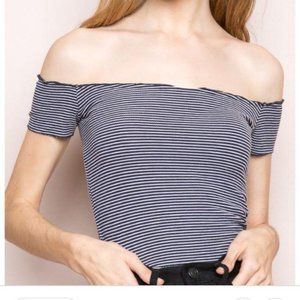 Brandy Melville Striped Jessie Top